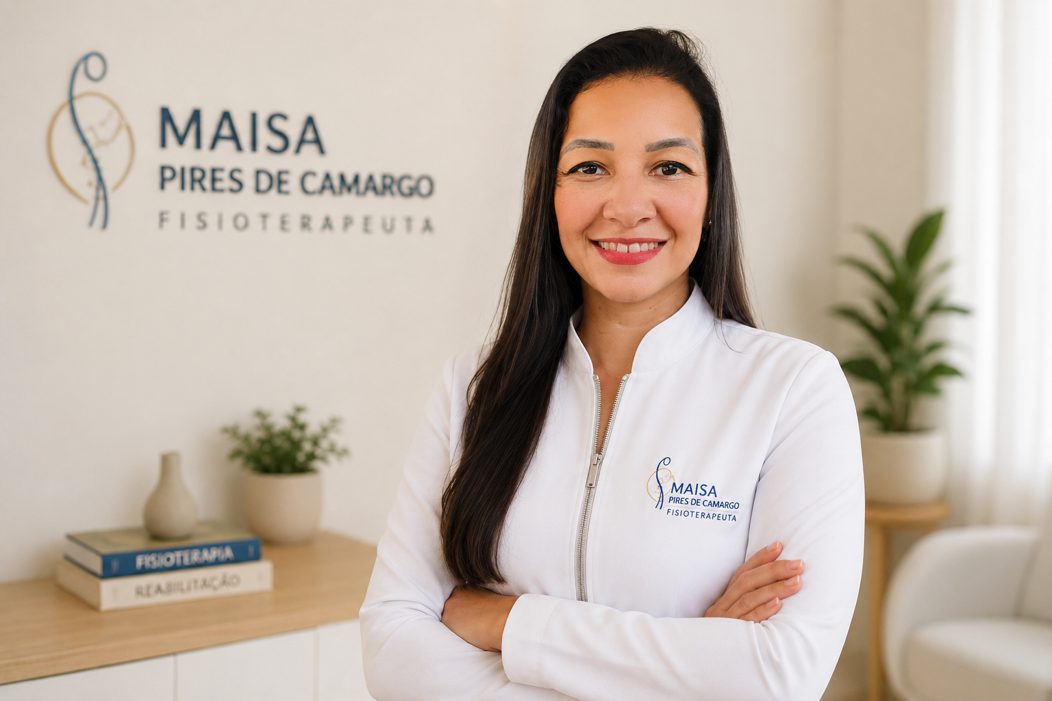 Maisa Pires de Camargo fisioterapeuta em clínica profissional